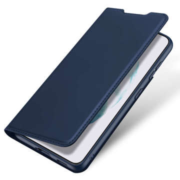 Dux Ducis Skin Pro Flip Leather Protective Case for Samsung Galaxy S22 Plus Navy Blue