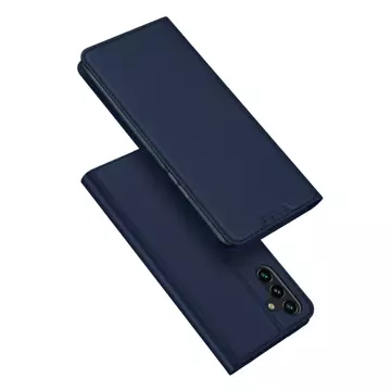 Dux Ducis Skin Pro case for Samsung Galaxy A14 5G flip cover card wallet stand blue