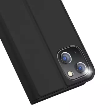 Dux Ducis Skin Pro case for iPhone 15 Plus with flap and wallet - black