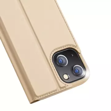 Dux Ducis Skin Pro holster case cover with flip iPhone 13 gold