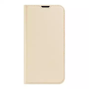 Dux Ducis Skin Pro holster case cover with flip iPhone 13 gold