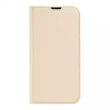 Dux Ducis Skin Pro holster case cover with flip iPhone 14 gold