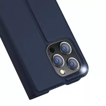 Dux Ducis Skin Pro holster cover case with flip iPhone 14 Pro Max blue