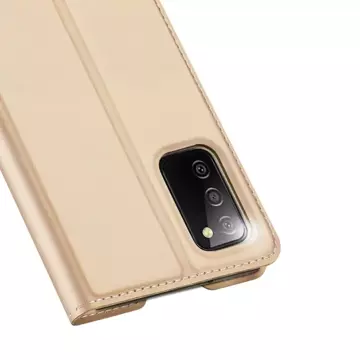 Dux Ducis Skin Pro holster cover with flip cover for Samsung Galaxy A03s gold