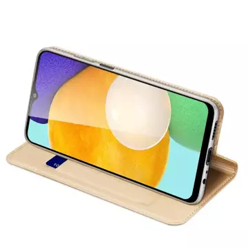 Dux Ducis Skin Pro holster cover with flip cover for Samsung Galaxy A03s gold