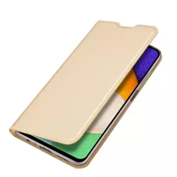 Dux Ducis Skin Pro holster cover with flip cover for Samsung Galaxy A03s gold