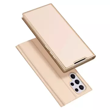 Dux Ducis Skin Pro holster cover with flip cover for Samsung Galaxy S22 Ultra gold