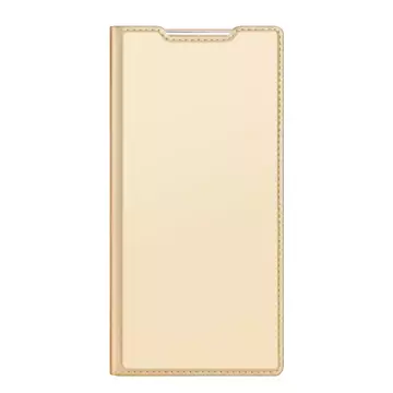 Dux Ducis Skin Pro holster cover with flip cover for Samsung Galaxy S22 Ultra gold