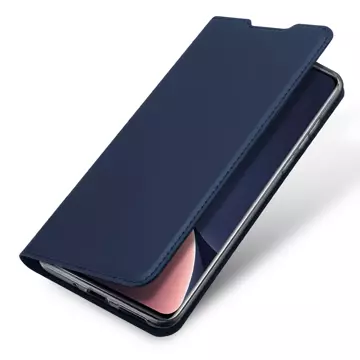 Dux Ducis Skin Pro holster cover with flip cover for Xiaomi 12 Pro blue
