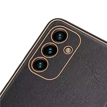 Dux Ducis Yolo elegant case cover made of ecological leather for Samsung Galaxy A13 5G black