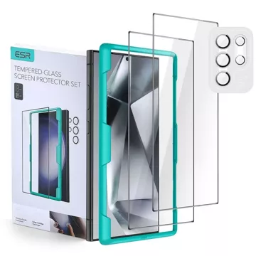 ESR Protector Set 2-Pack tempered glass for Samsung Galaxy S24 Ultra Clear