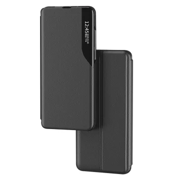 Eco Leather View Case elegant flip case with stand function for Samsung Galaxy A53 5G black