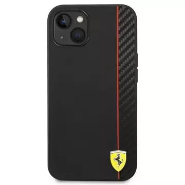 Eti na telefon Ferrari FEHCP14MAXBK do Apple iPhone 14 Plus 6,7" czarny/black hardcase Carbon