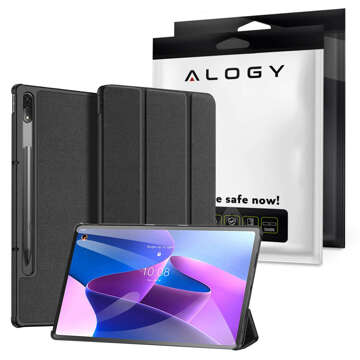 Etui Alogy Book Cover Case do Lenovo Tab P12 Pro 12.6" TB-Q706F, TB-Q706L Czarny