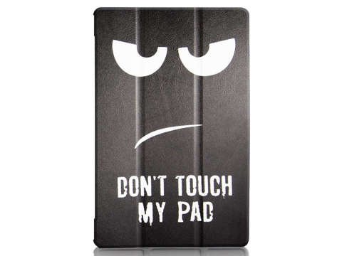 Etui Alogy Book Cover do Lenovo M10 Plus 10.3 TB-X606 Don't touch my pad   Szkło Alogy