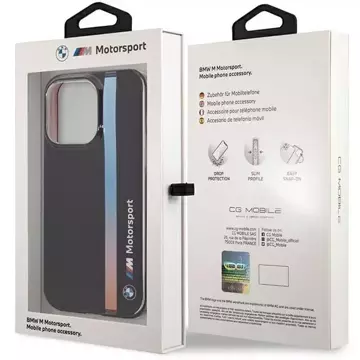 Etui BMW BMHCP14X22HVGV do iPhone 14 Pro Max 6.7" IML Tricolor Stripe