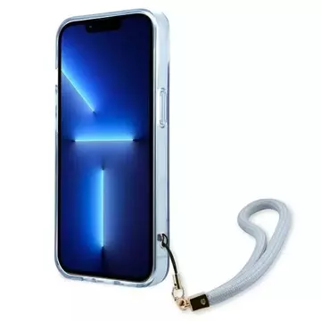 Etui Guess GUHCP13MHTSGSB do Apple iPhone 13 6,1" niebieski/blue hardcase Translucent Stap