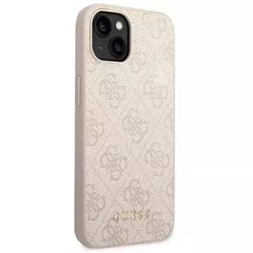 Etui Guess GUHCP14MG4GFPI do Apple iPhone 14 Plus 6,7" różowy/pink hard case 4G Metal Gold Logo