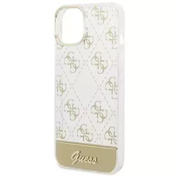 Etui Guess GUHCP14MHG4MHG do Apple iPhone 14 Plus 6,7" złoty/gold hardcase 4G Pattern Script