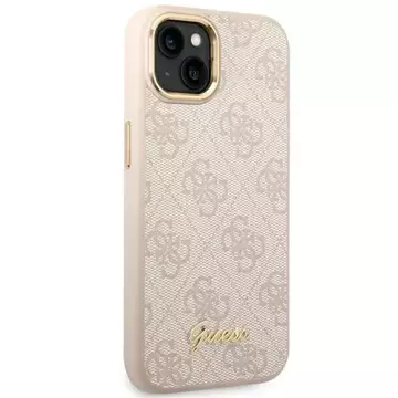 Etui Guess GUHCP14MHG4SHP do Apple iPhone 14 Plus 6,7" różowy/pink hard case 4G Vintage Gold Logo