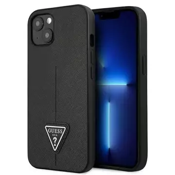 Etui Guess GUHCP14MPSATLK do Apple iPhone 14 Plus 6,7" czarny/black hardcase SaffianoTriangle Logo