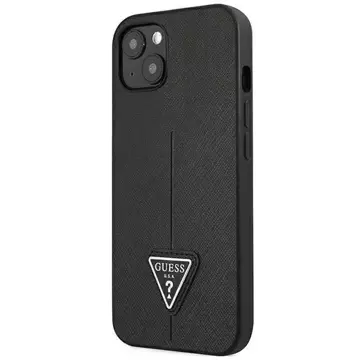 Etui Guess GUHCP14MPSATLK do Apple iPhone 14 Plus 6,7" czarny/black hardcase SaffianoTriangle Logo