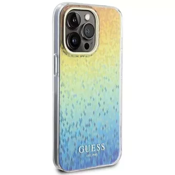 Etui Guess GUHCP15XHDECMI do iPhone 15 Pro Max 6.7" wielokolorowy hardcase IML Faceted Mirror Disco Iridescent