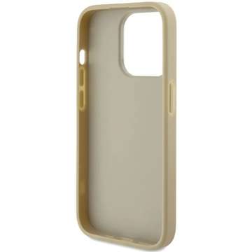 Etui Guess GUHCP15XHG4SGD do iPhone 15 Pro Max 6.7" złoty/gold hardcase Glitter Script Big 4G