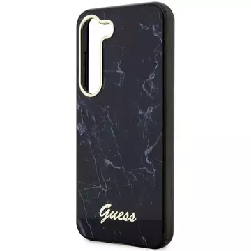 Etui Guess GUHCS23SPCUMAK do Samsung Galaxy S23 S911 czarny/black hardcase Marble