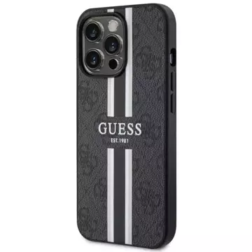 Etui Guess GUHMP13XP4RPSK do iPhone 13 Pro Max 6,7" hardcase 4G Printed Stripes MagSafe