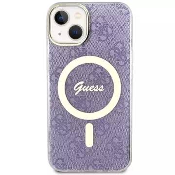 Etui Guess GUHMP14SH4STU do iPhone 14 6.1" hardcase 4G MagSafe