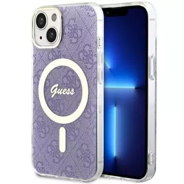 Etui Guess GUHMP14SH4STU do iPhone 14 6.1" hardcase 4G MagSafe