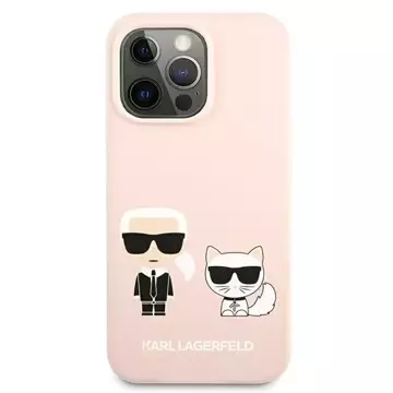 Etui Karl Lagerfeld KLHCP13LSSKCI do iPhone 13 Pro / 13  6,1" hardcase Silicone Karl