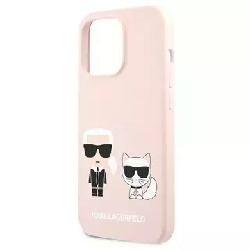 Etui Karl Lagerfeld KLHCP13LSSKCI do iPhone 13 Pro / 13  6,1" hardcase Silicone Karl