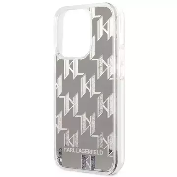 Etui Karl Lagerfeld KLHCP14LLMNMS do iPhone 14 Pro 6,1" hardcase Liquid Glitter Monogram