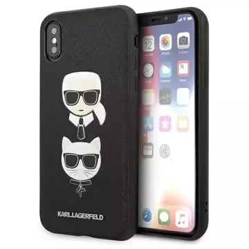 Etui Karl Lagerfeld KLHCPXSAKICKCBK do Appple iPhone X/XS hardcase Saffiano Karl