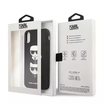 Etui Karl Lagerfeld KLHCPXSAKICKCBK do Appple iPhone X/XS hardcase Saffiano Karl