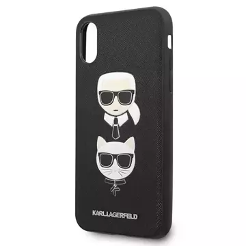 Etui Karl Lagerfeld KLHCPXSAKICKCBK do Appple iPhone X/XS hardcase Saffiano Karl