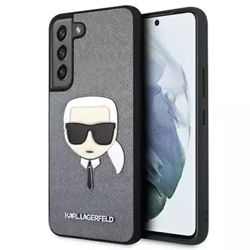 Etui Karl Lagerfeld KLHCS22MSAKHSL S906 do Samsung Galaxy S22  Plus hardcase Saffiano Ikonik Karl`s Head