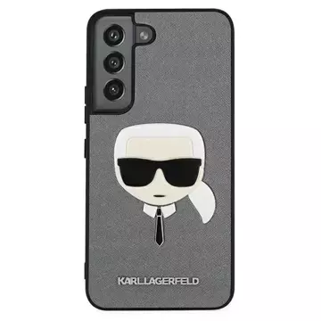 Etui Karl Lagerfeld KLHCS22MSAKHSL S906 do Samsung Galaxy S22  Plus hardcase Saffiano Ikonik Karl`s Head