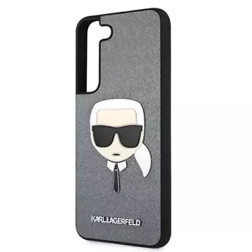 Etui Karl Lagerfeld KLHCS22MSAKHSL S906 do Samsung Galaxy S22  Plus hardcase Saffiano Ikonik Karl`s Head