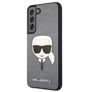 Etui Karl Lagerfeld KLHCS22MSAKHSL S906 do Samsung Galaxy S22  Plus hardcase Saffiano Ikonik Karl`s Head