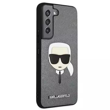 Etui Karl Lagerfeld KLHCS22MSAKHSL S906 do Samsung Galaxy S22  Plus hardcase Saffiano Ikonik Karl`s Head