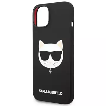 Etui Karl Lagerfeld KLHMP14MSLCHBK do iPhone 14 Plus 6,7" hardcase Silicone Choupette Head Magsafe