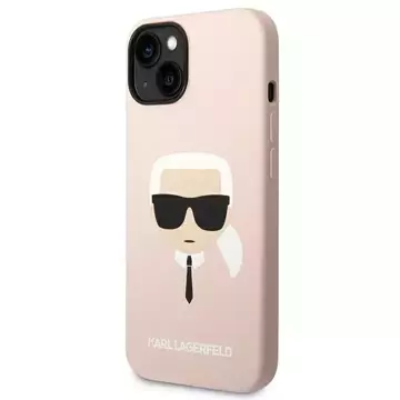 Etui Karl Lagerfeld KLHMP14MSLKHLP do iPhone 14 Plus 6,7" hardcase Silicone Karl`s Head Magsafe