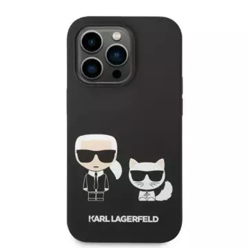 Etui Karl Lagerfeld KLHMP14XSSKCK do iPhone 14 Pro Max 6,7" hardcaseLiquid Silicone Karl