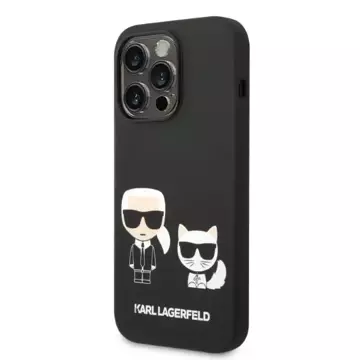 Etui Karl Lagerfeld KLHMP14XSSKCK do iPhone 14 Pro Max 6,7" hardcaseLiquid Silicone Karl