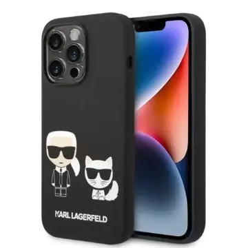 Etui Karl Lagerfeld KLHMP14XSSKCK do iPhone 14 Pro Max 6,7" hardcaseLiquid Silicone Karl