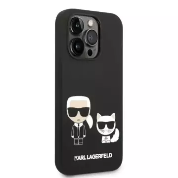 Etui Karl Lagerfeld KLHMP14XSSKCK do iPhone 14 Pro Max 6,7" hardcaseLiquid Silicone Karl