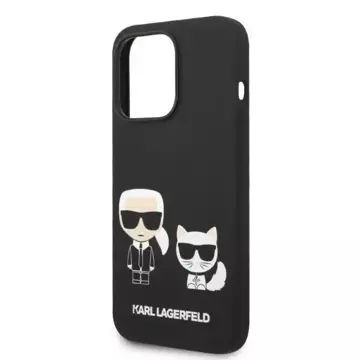 Etui Karl Lagerfeld KLHMP14XSSKCK do iPhone 14 Pro Max 6,7" hardcaseLiquid Silicone Karl